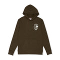 Sweatshirt com Capuz Oval da T&C Surf Designs - Castanho