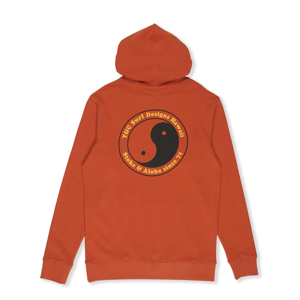 Sweatshirt com capuz T&C Surf Designs YY 71 Logo - Cor ferrugem