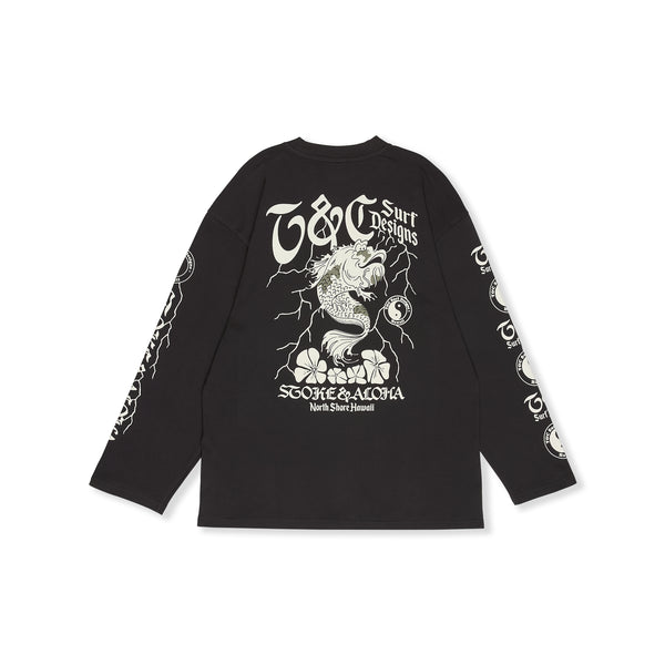 Koï Lightning T-shirt manches longues -Fatigue Black