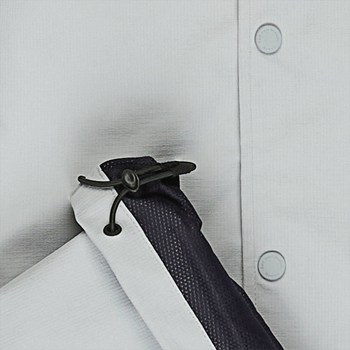 Nylon Hooded Coach Veste - Grey