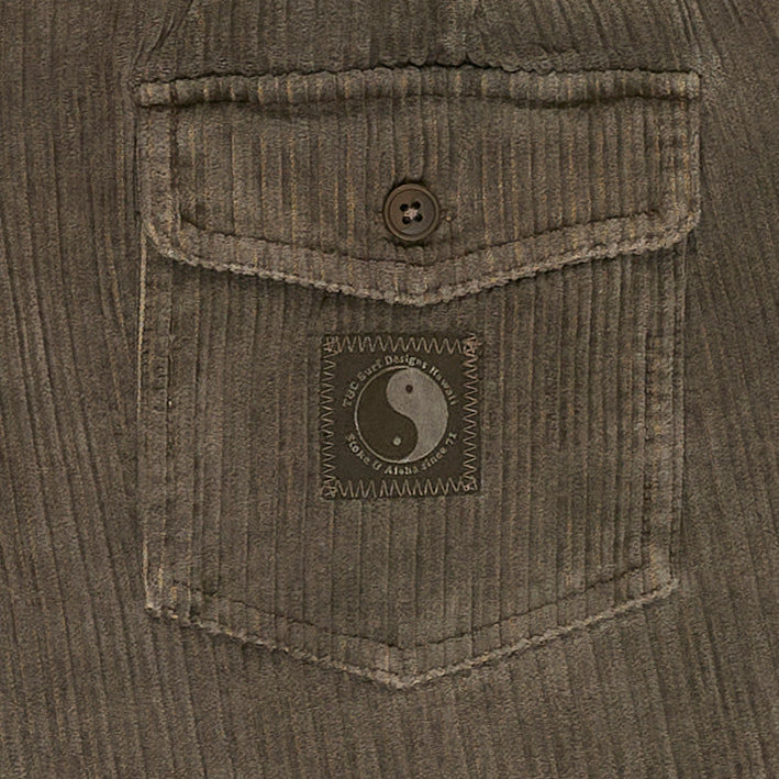 Corduroy Beach Short19"-Brown