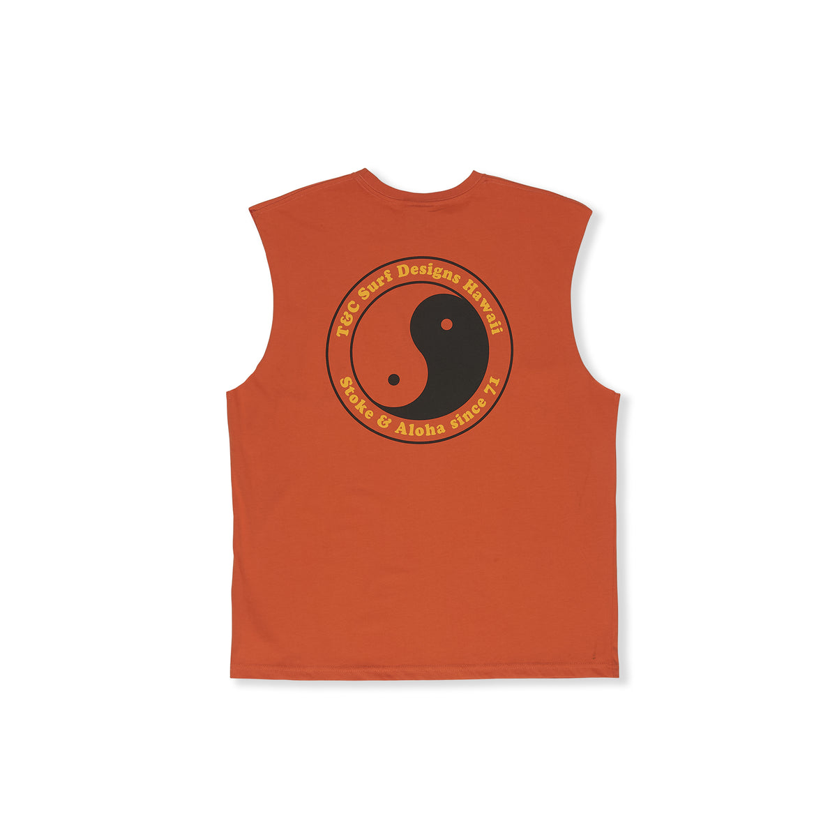 YY 71 Logo Muscle Débardeur-Rust