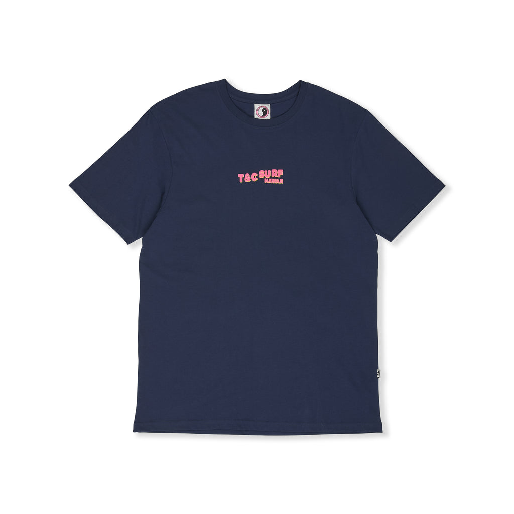 Twisted Print  T-shirt manches courtes -Dark Navy