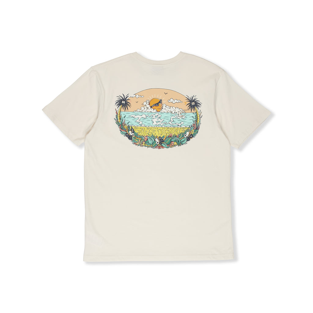 Kenny Sun Set T-shirt manches courtes-Vintage White