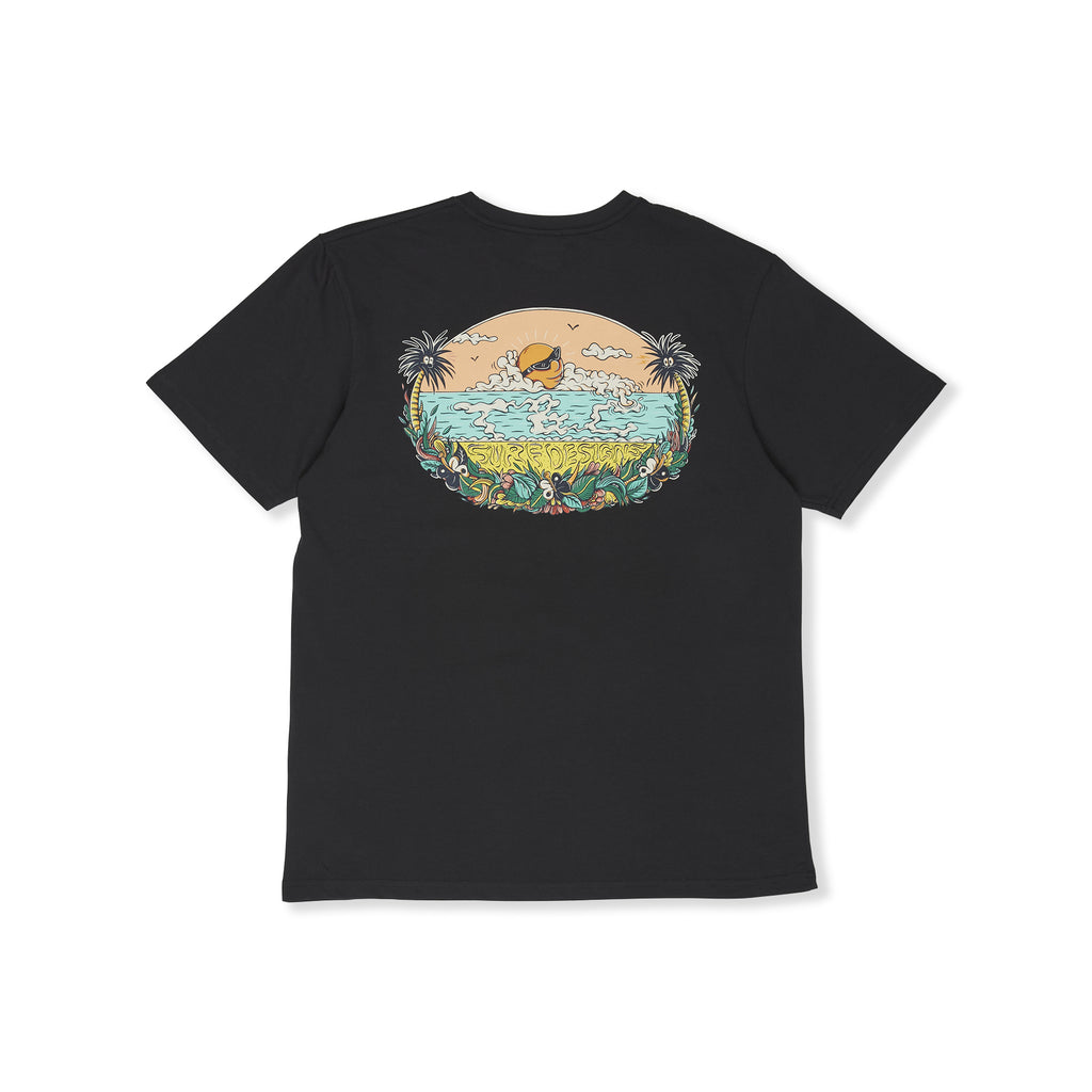 Kenny Sun Set T-shirt manches courtes-Fatigue Black