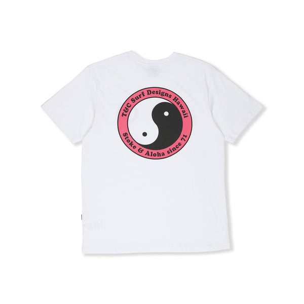 T-shirt de manga curta com logótipo T&C Surf Designs YY 71 - Branca