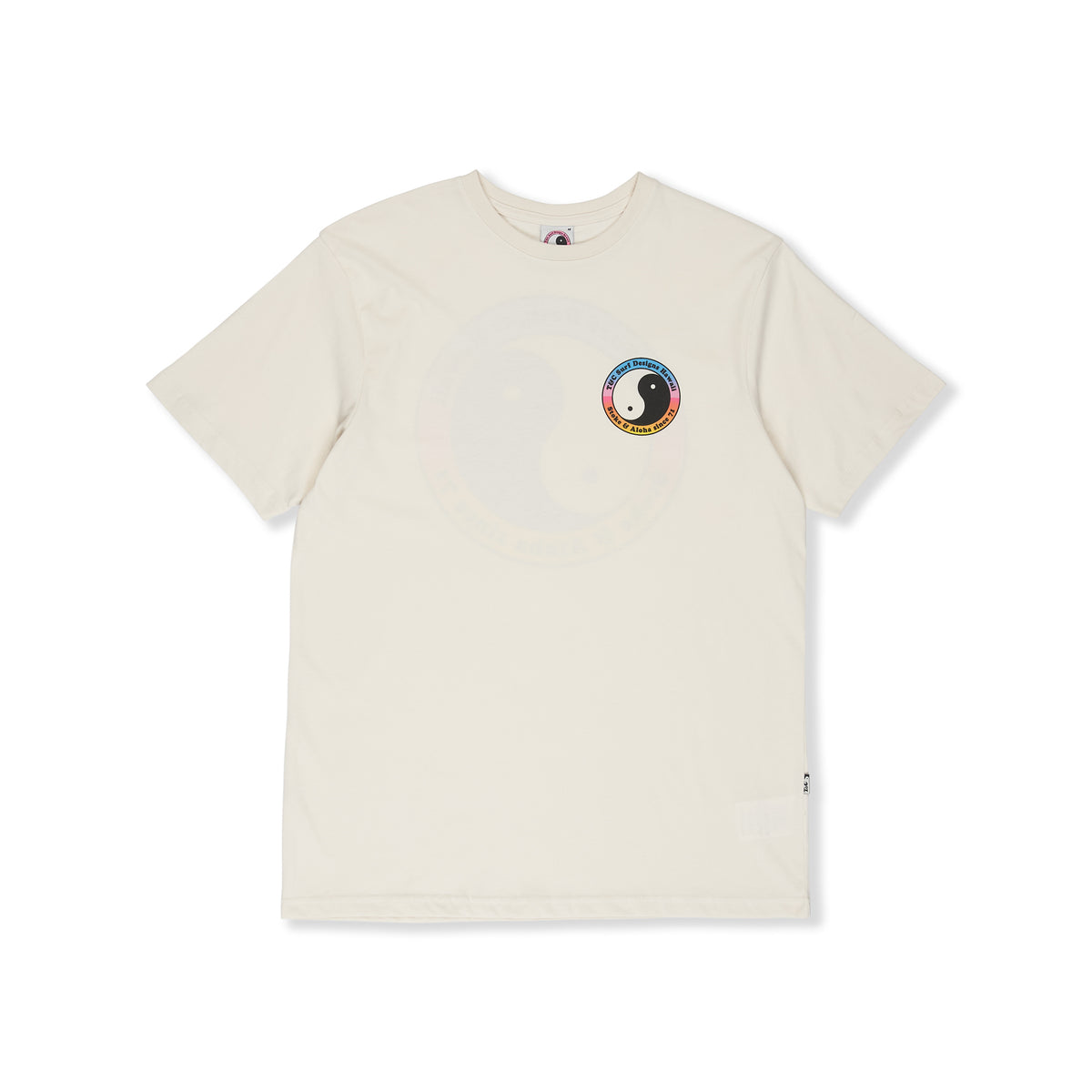 YY 71 Logo  T-shirt manches courtes -Vintage White