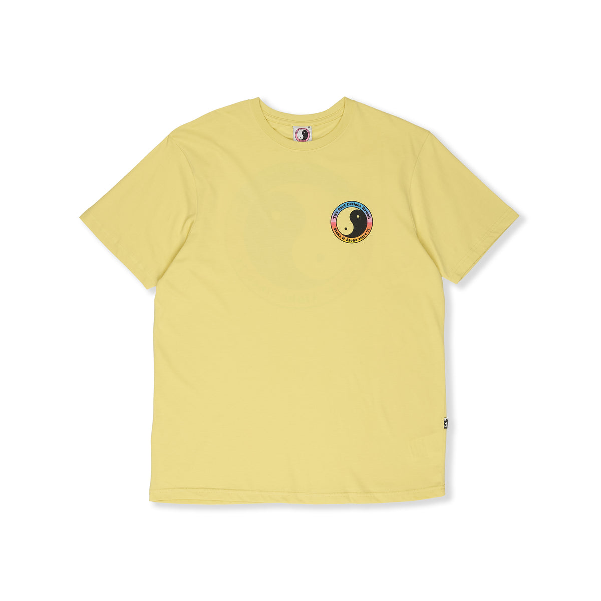 YY 71 Logo T-shirt manches courtes -Washed Yellow