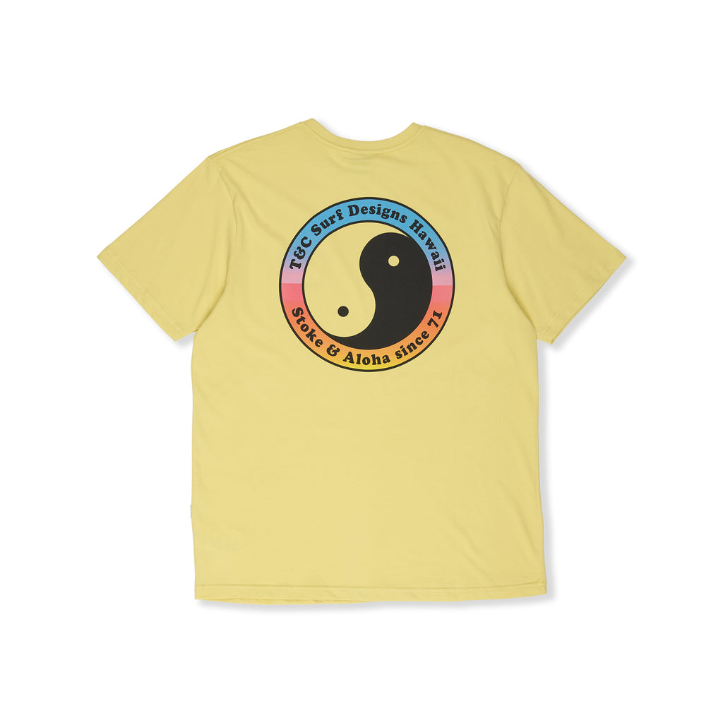 YY 71 Logo T-shirt manches courtes -Washed Yellow
