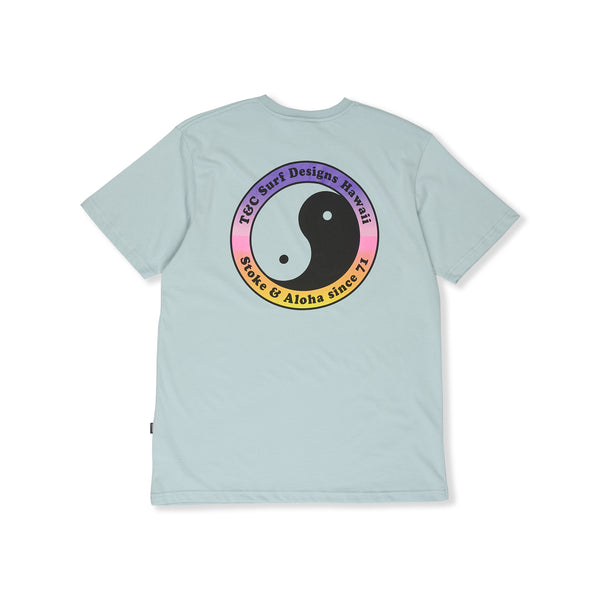 T-shirt de manga curta T&C Surf Designs YY 71 Logo - Azul usado