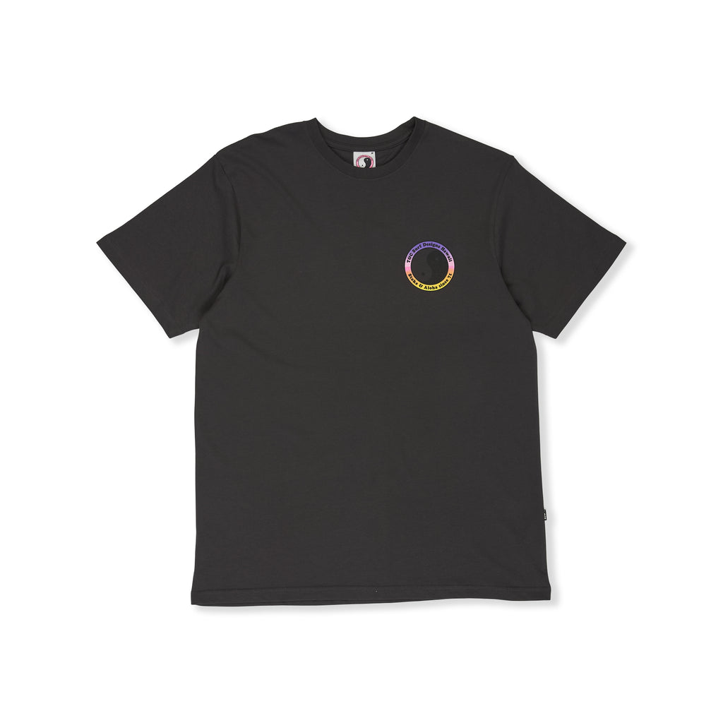 YY 71 Logo  Short Sleeve T-Shirt -Washed Black