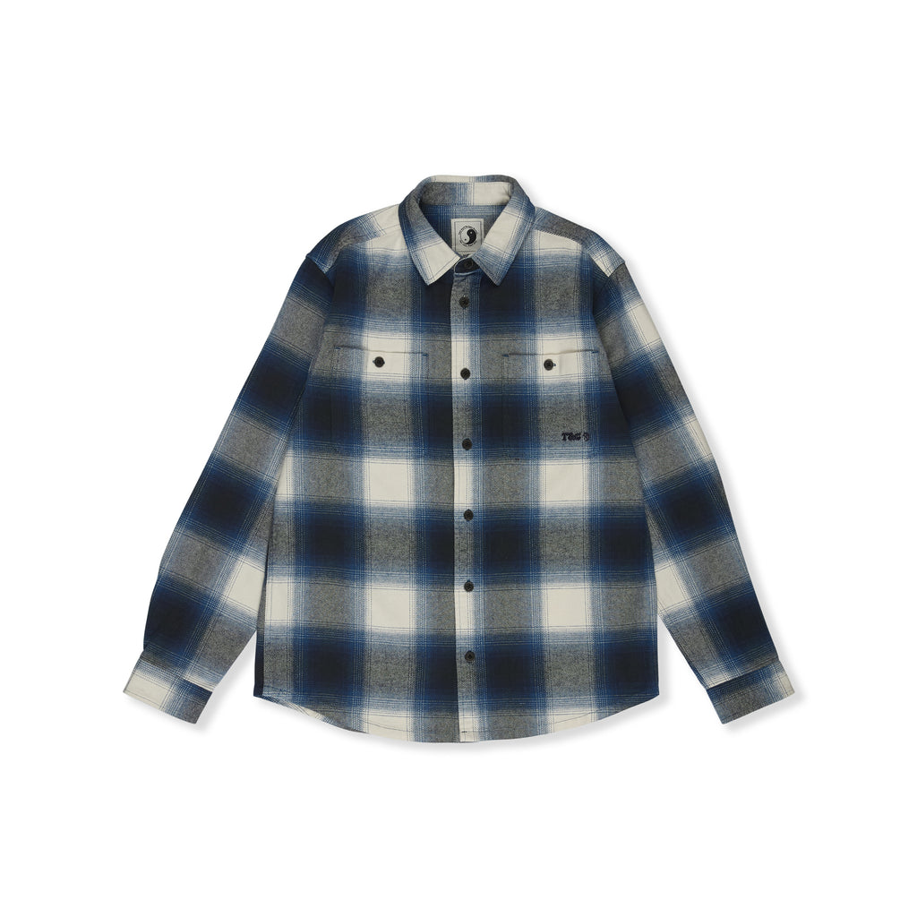 T&C Surf Designs Town Heavy flannel Over Shirt - Navy