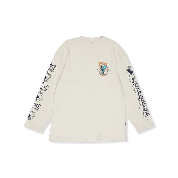 Koï Lightning  T-shirt manches longues -Light Grey
