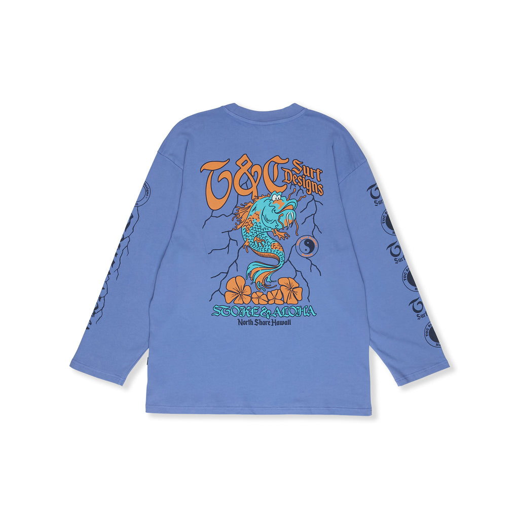 Koï Lightning  T-shirt manches longues -Blueberry