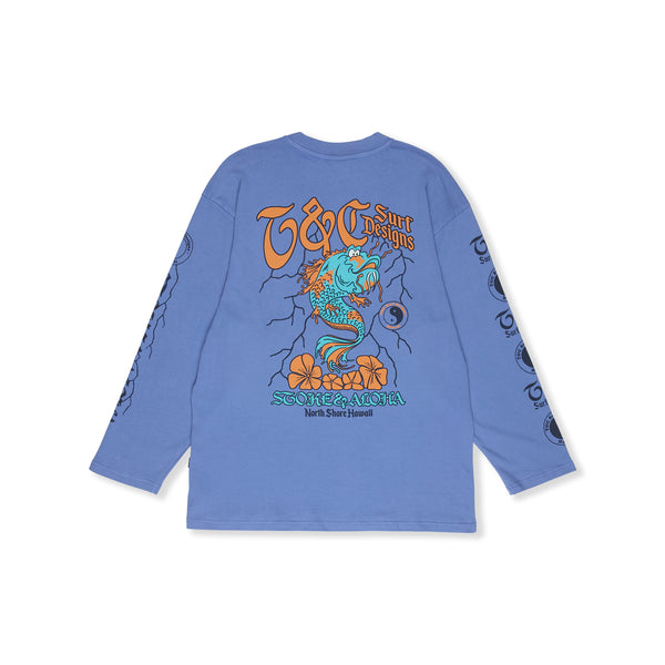 Koï Lightning  T-shirt manches longues -Blueberry