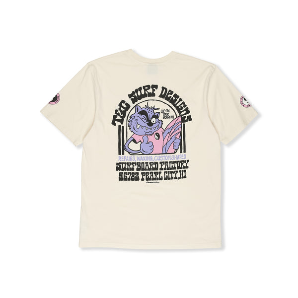 Surf Service T-shirt manches courtes-Vintage White