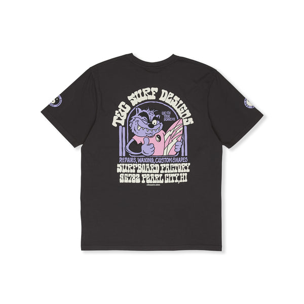 Surf Service T-shirt manches courtes-Wash Black