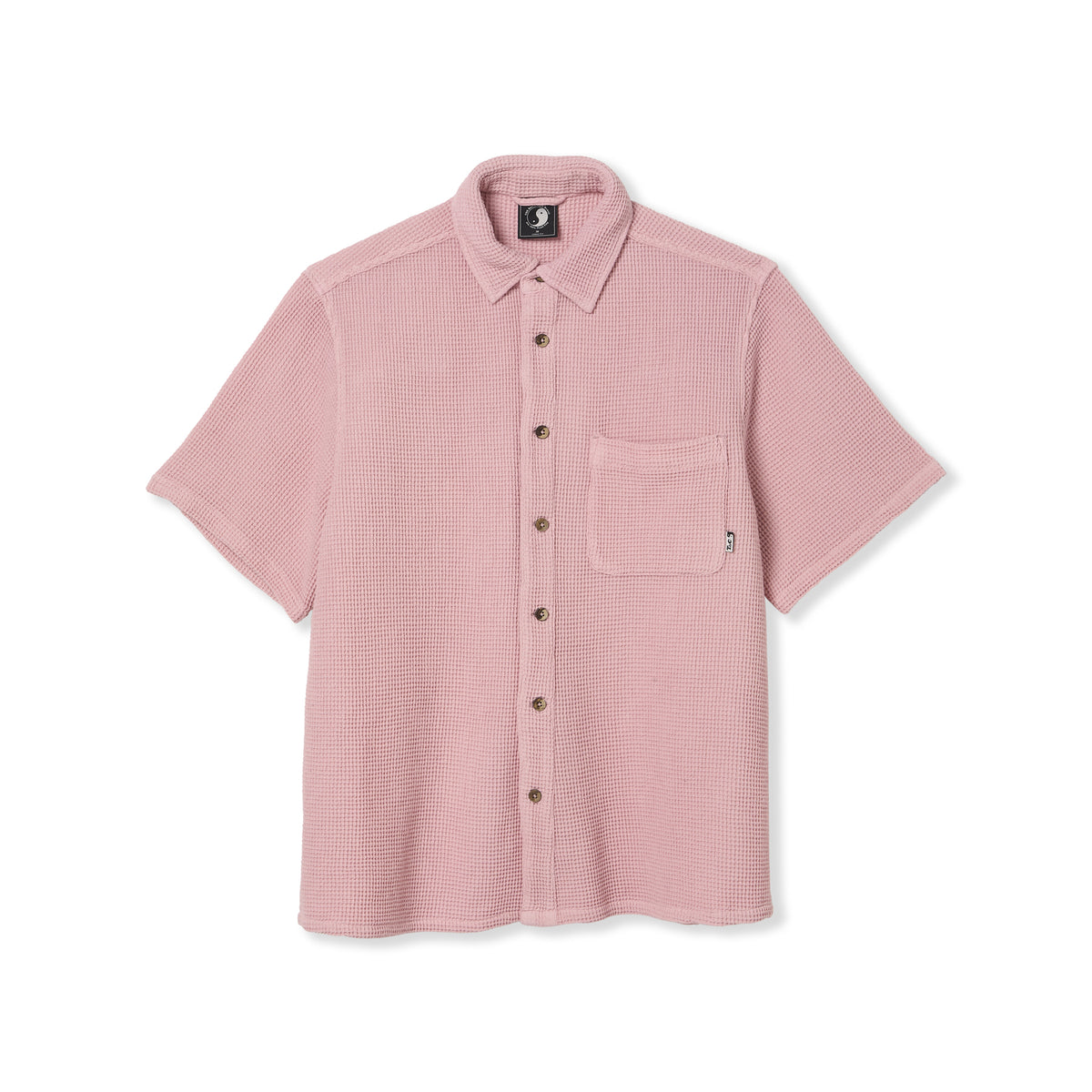 T&C Surf Designs Waffle S/S Shirt - Old Pink