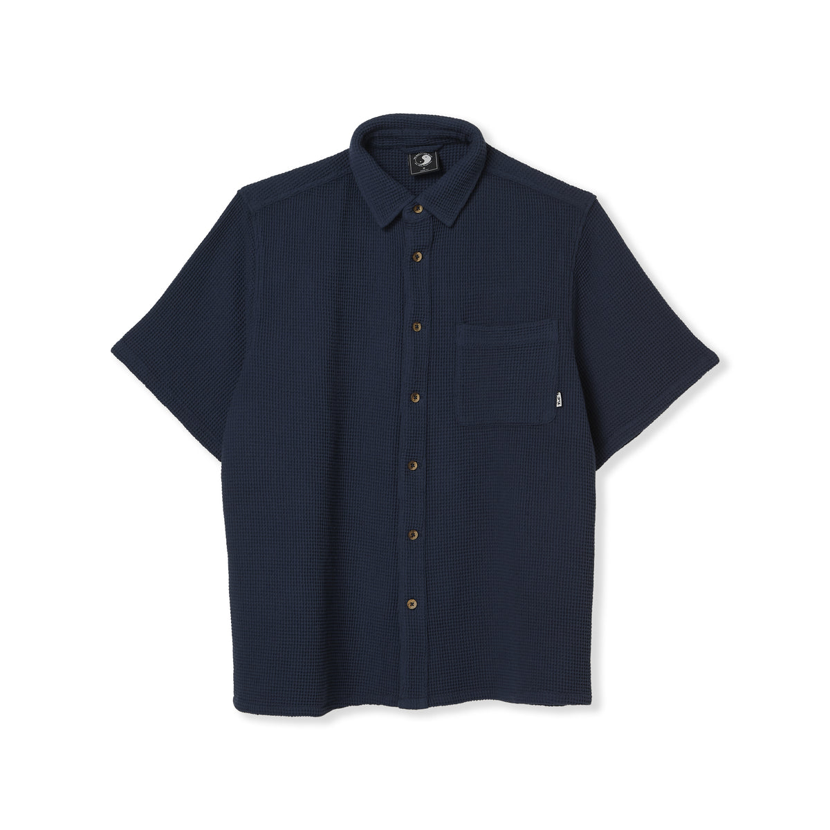 T&C Surf Designs Waffle S/S Shirt - Dark Navy