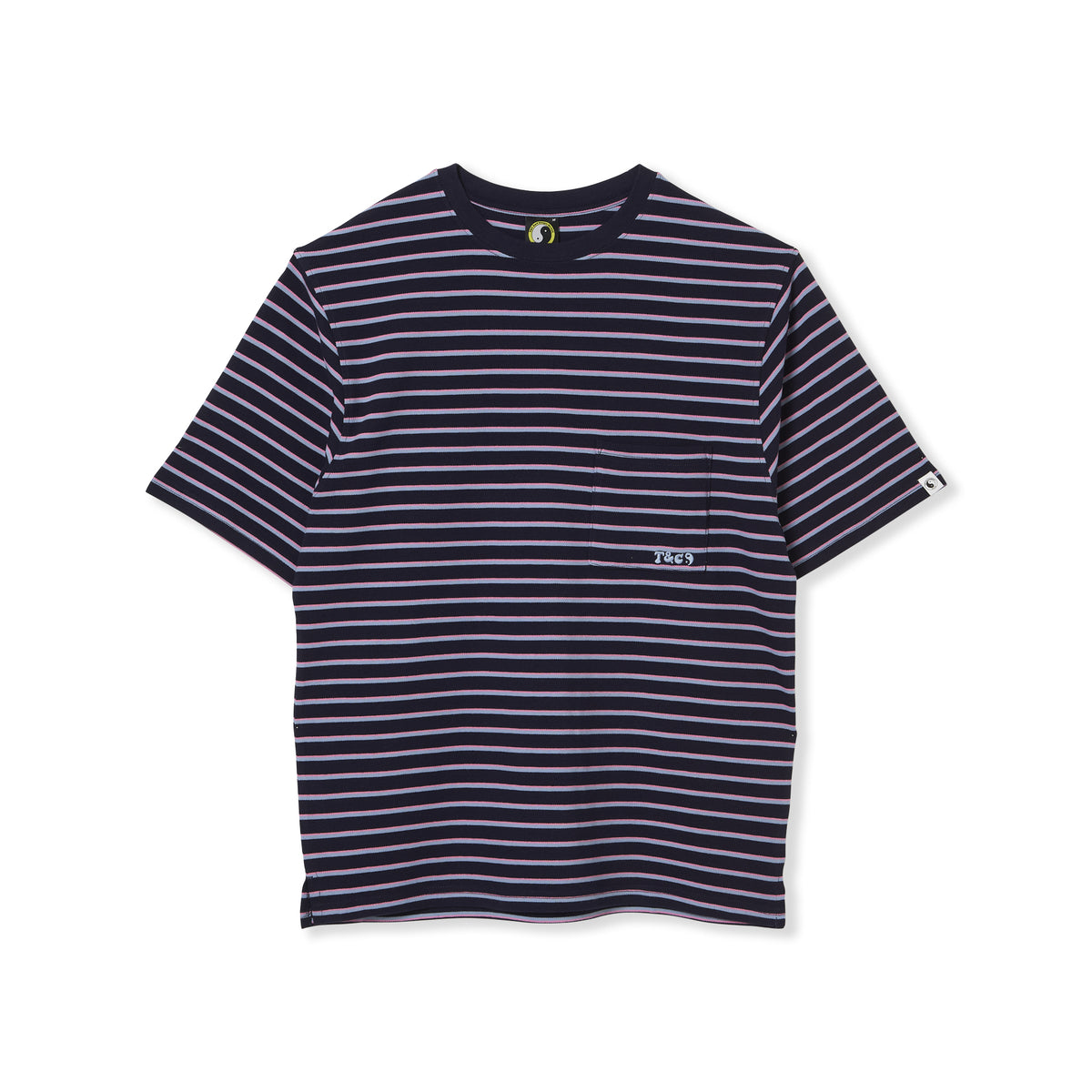 PK Yarn Dye Stripe T-shirt manches courtes -Marine