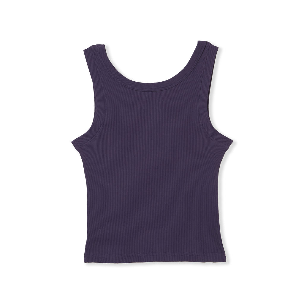 Women Rib  Débardeur -Dark Purple