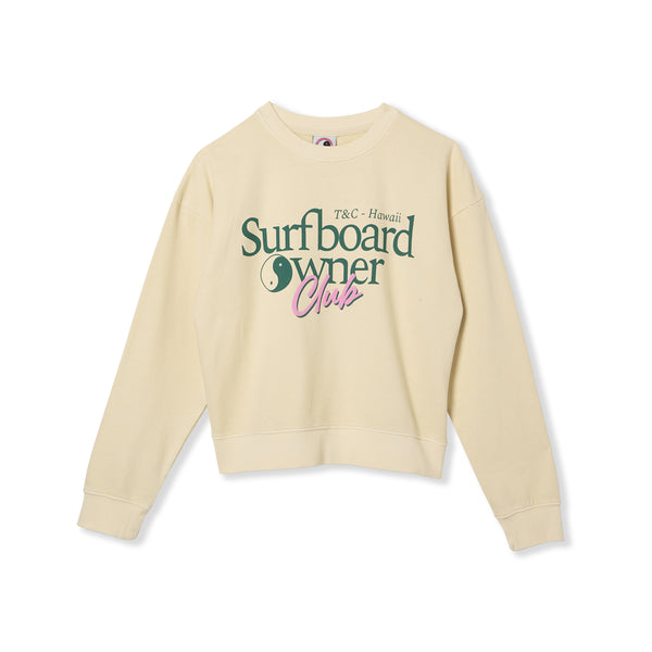 Owner Crew Sweat-Greige
