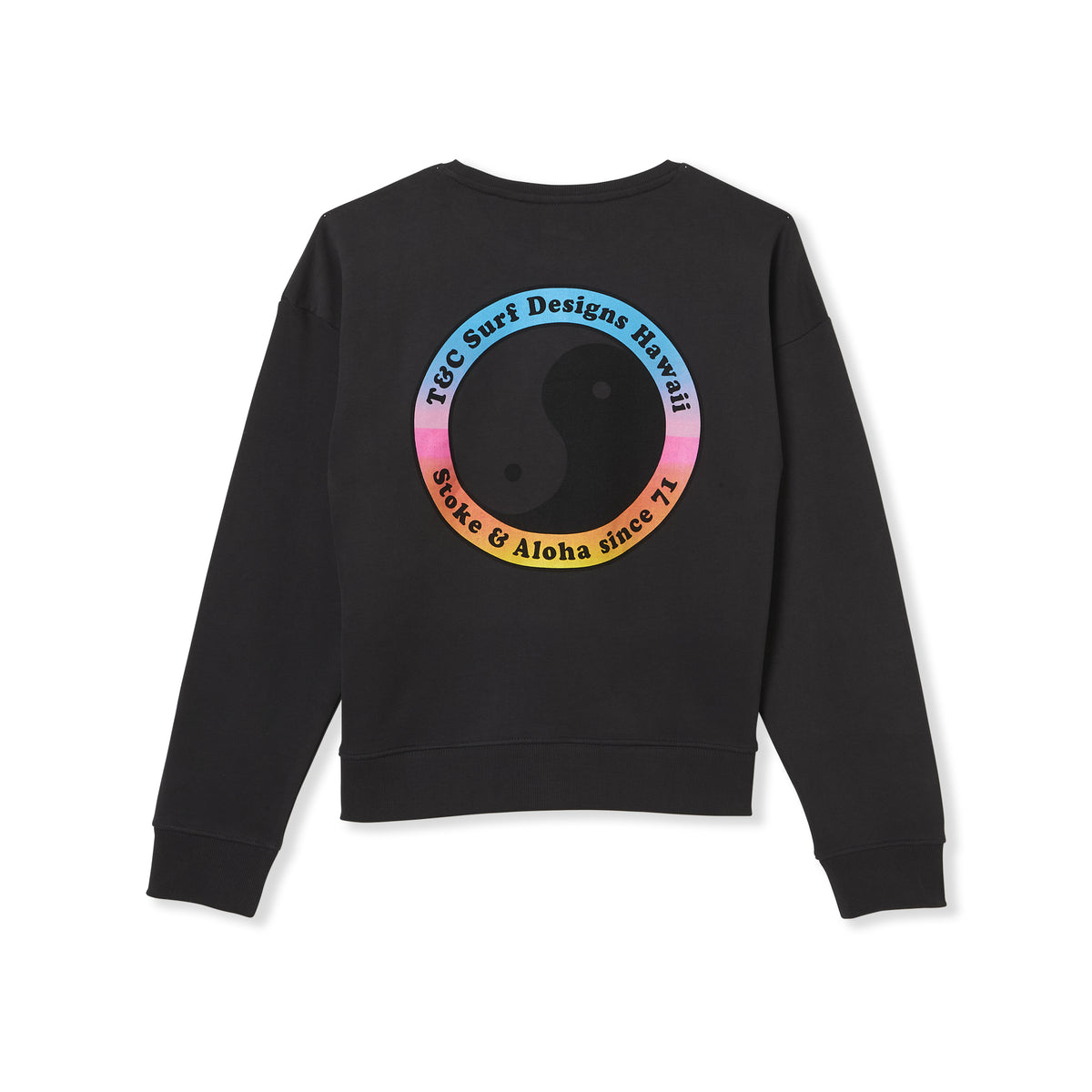YY 71 Crew Sweat-Wash Black