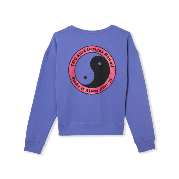 Women YY 71 Crew Sweat-Blueberry