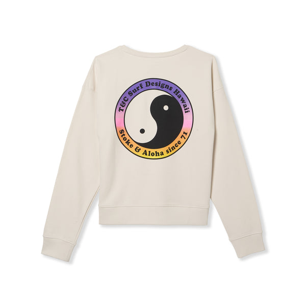 Women YY 71 Crew Sweat-Vintage White