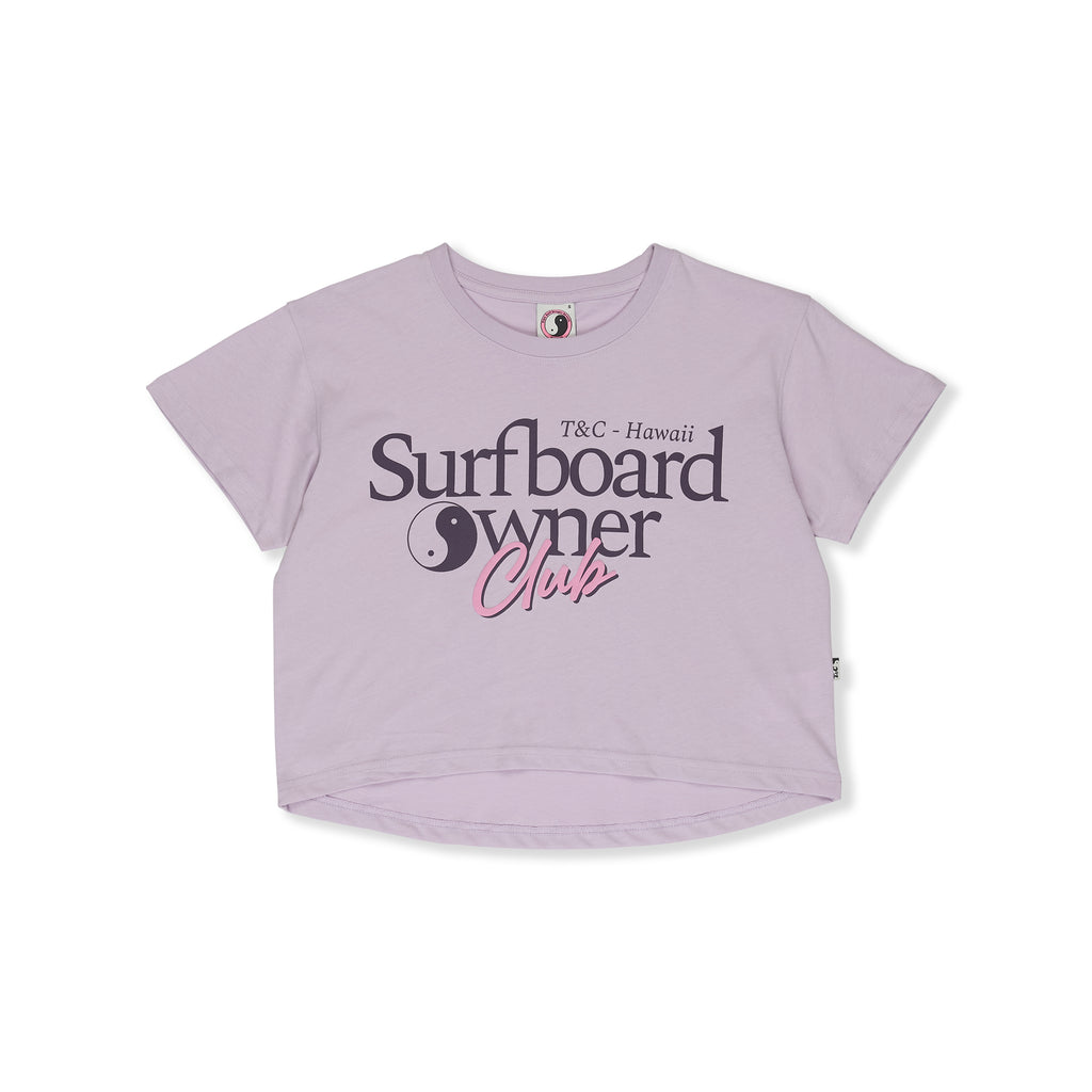 Owner Crop T-shirt manches courtes -Lavender