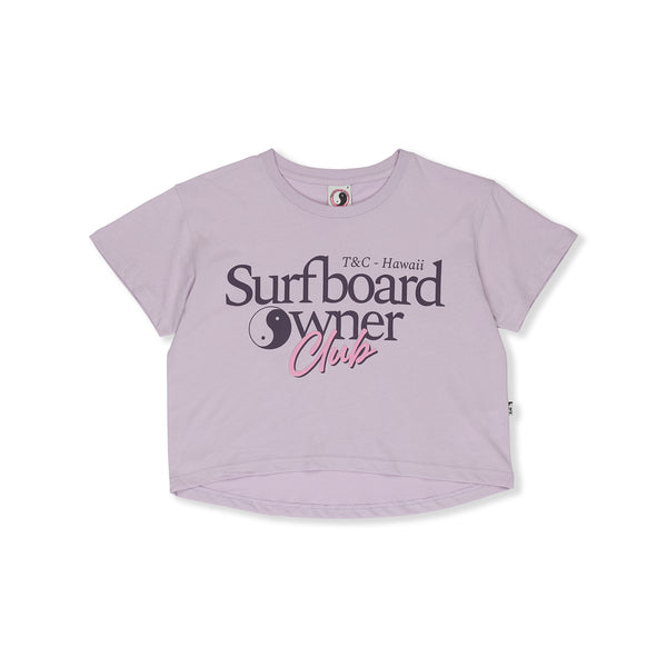 Owner Crop T-shirt manches courtes -Lavender