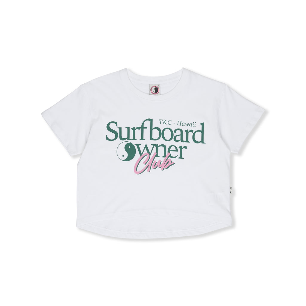 Owner Crop T-shirt manches courtes -White