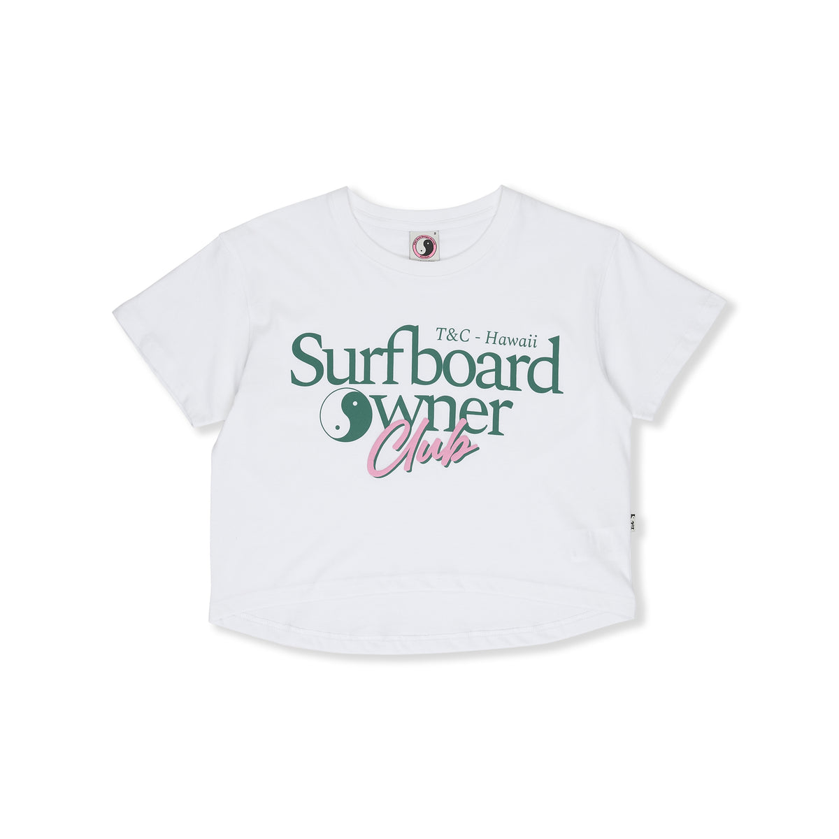 Owner Crop T-shirt manches courtes -White
