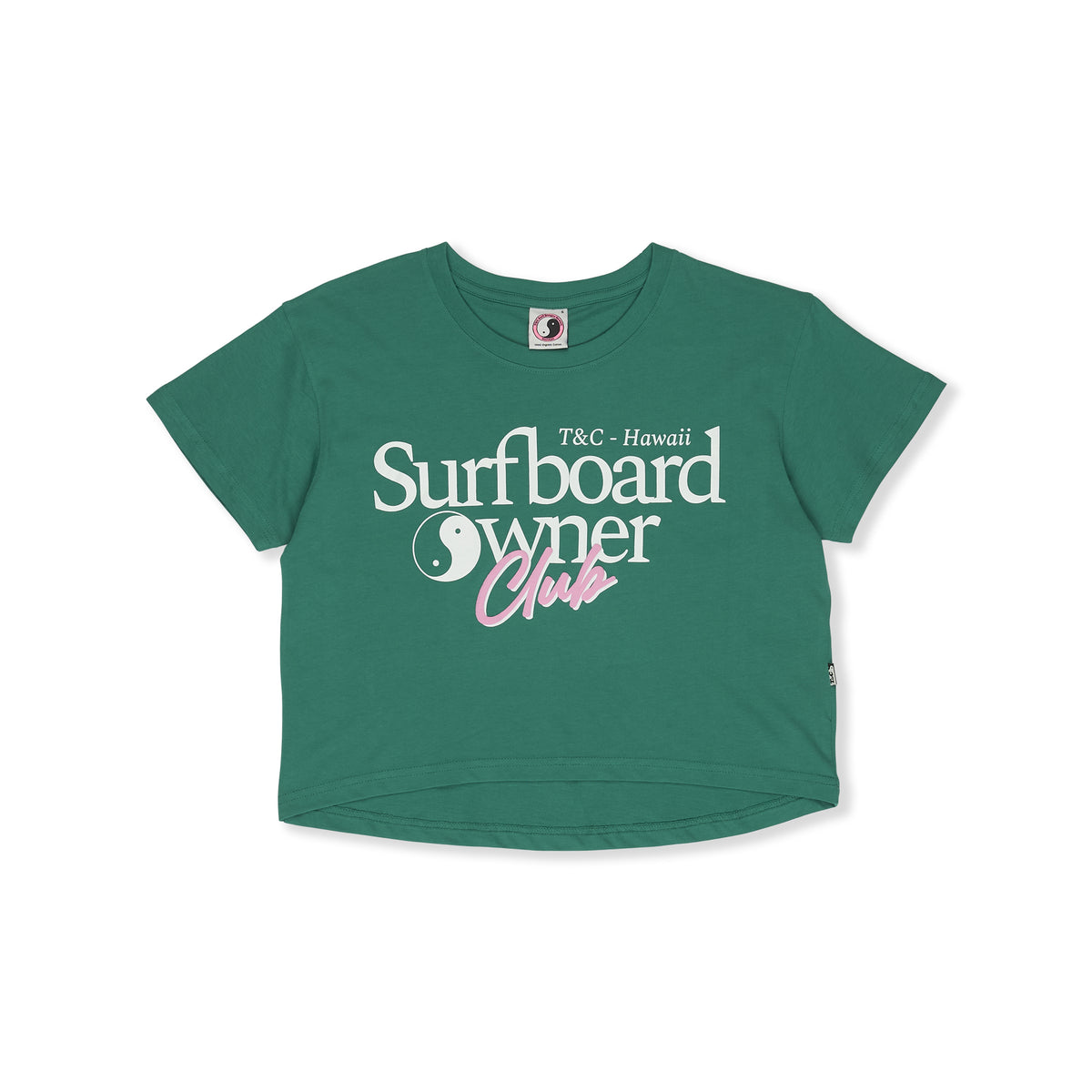 Owner Crop T-shirt manches courtes-Green