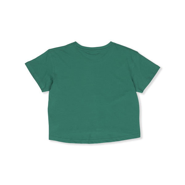 Owner Crop T-shirt manches courtes-Green