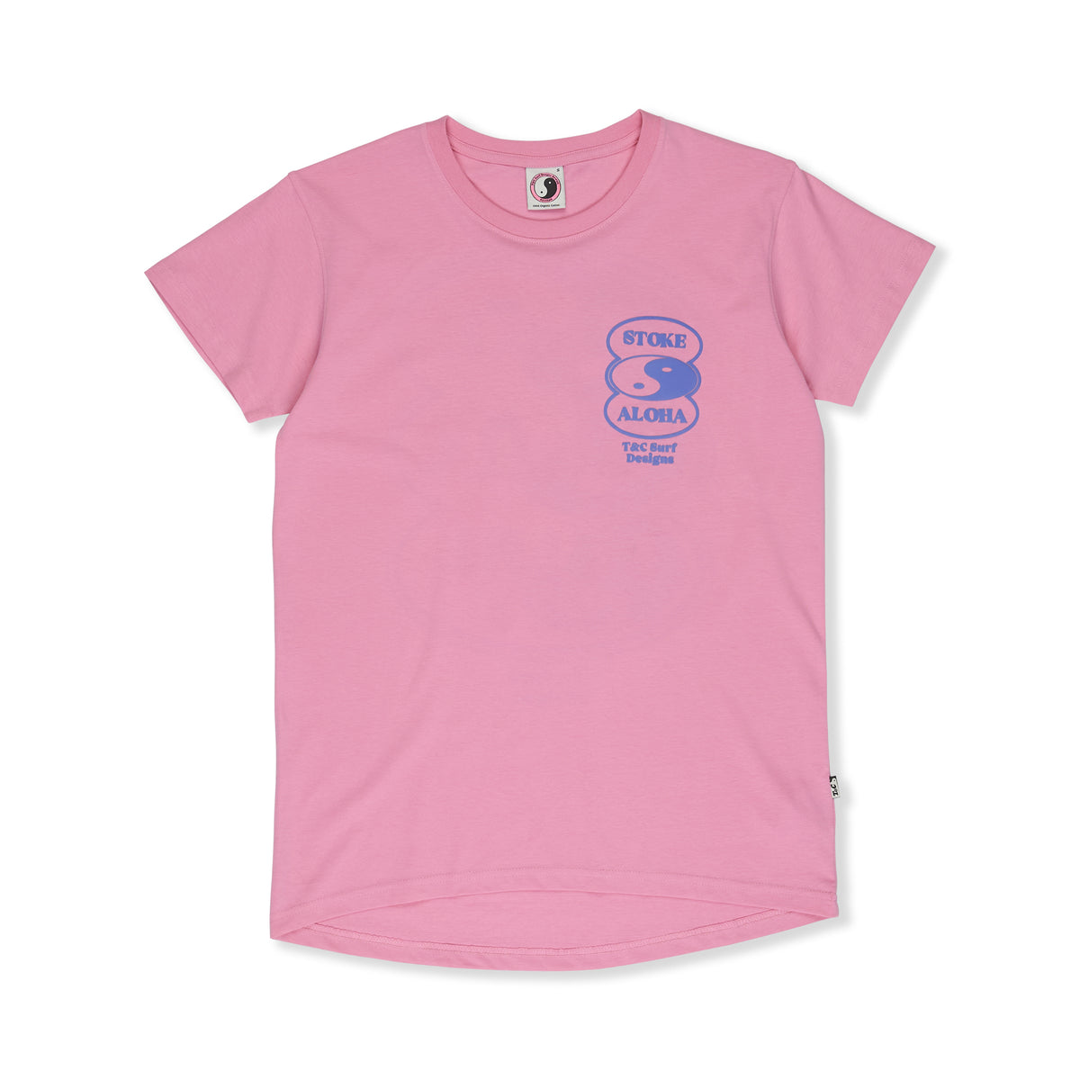 Women Oval T-shirt manches courtes -Pink