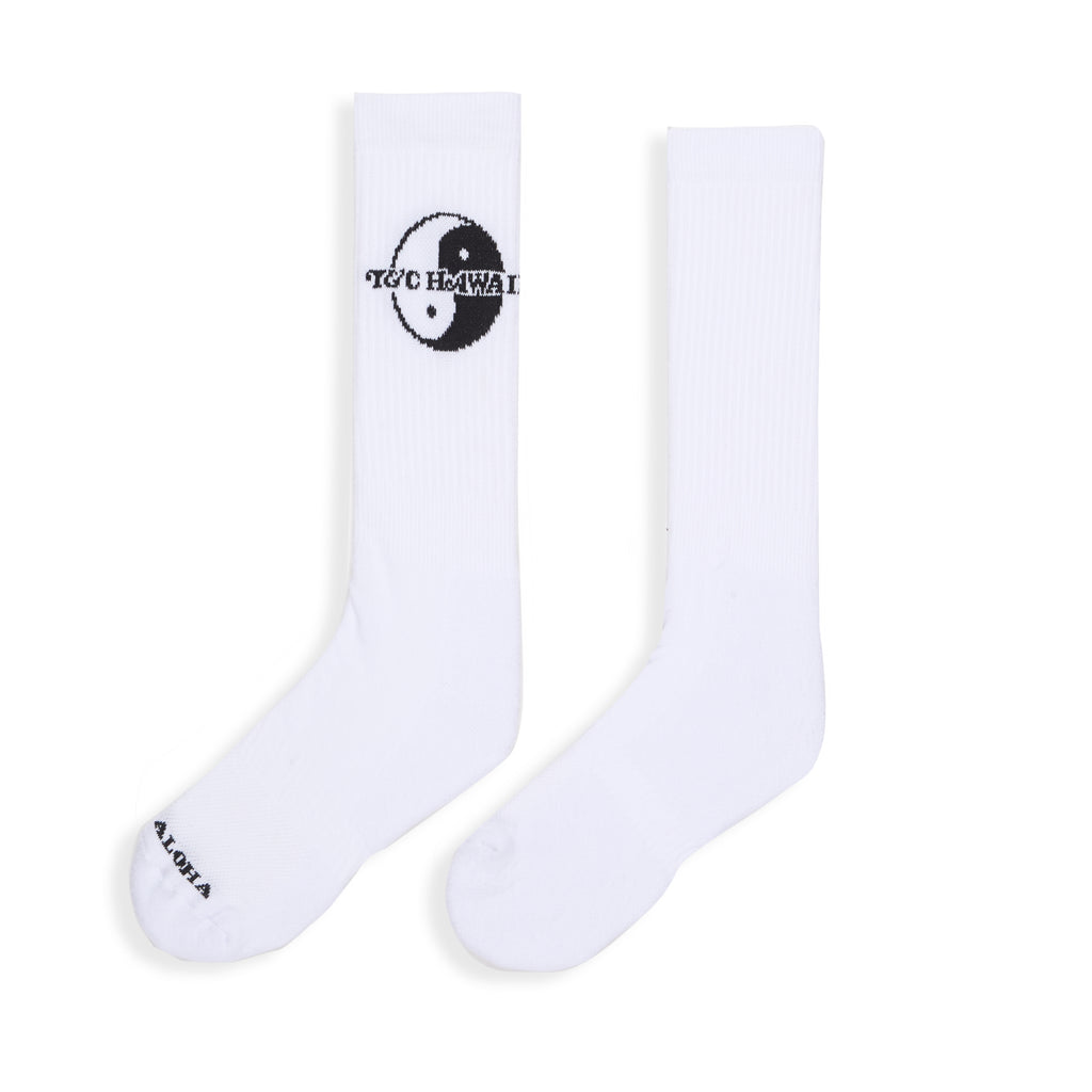 Meias T&C Surf Designs YY - Branco/Preto