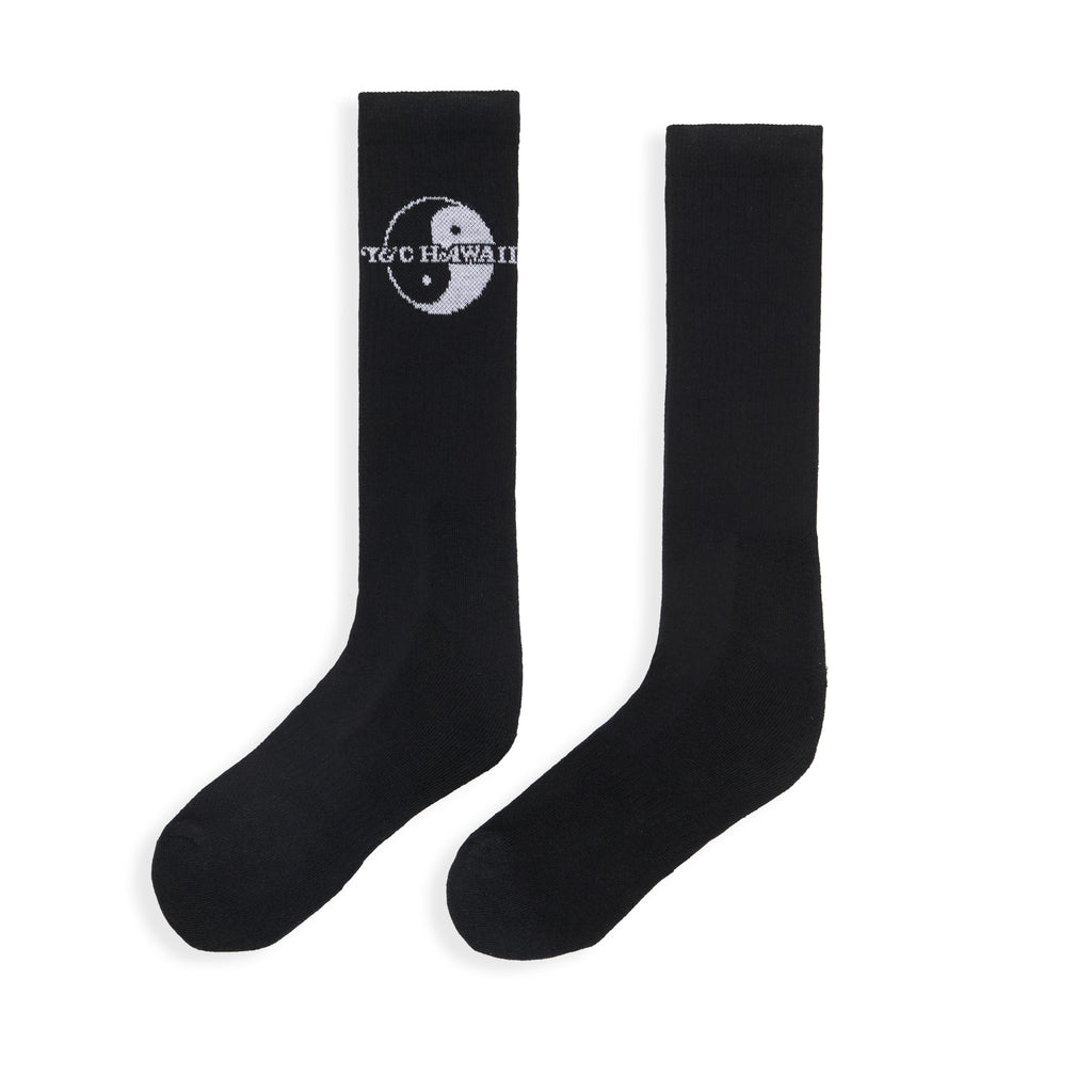 Meias T&C Surf Designs YY - Preto/Branco