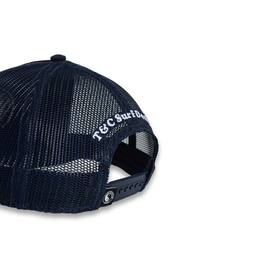 T&C Surf Designs YY Trucker Cap - Dark Navy Dark Navy White logo