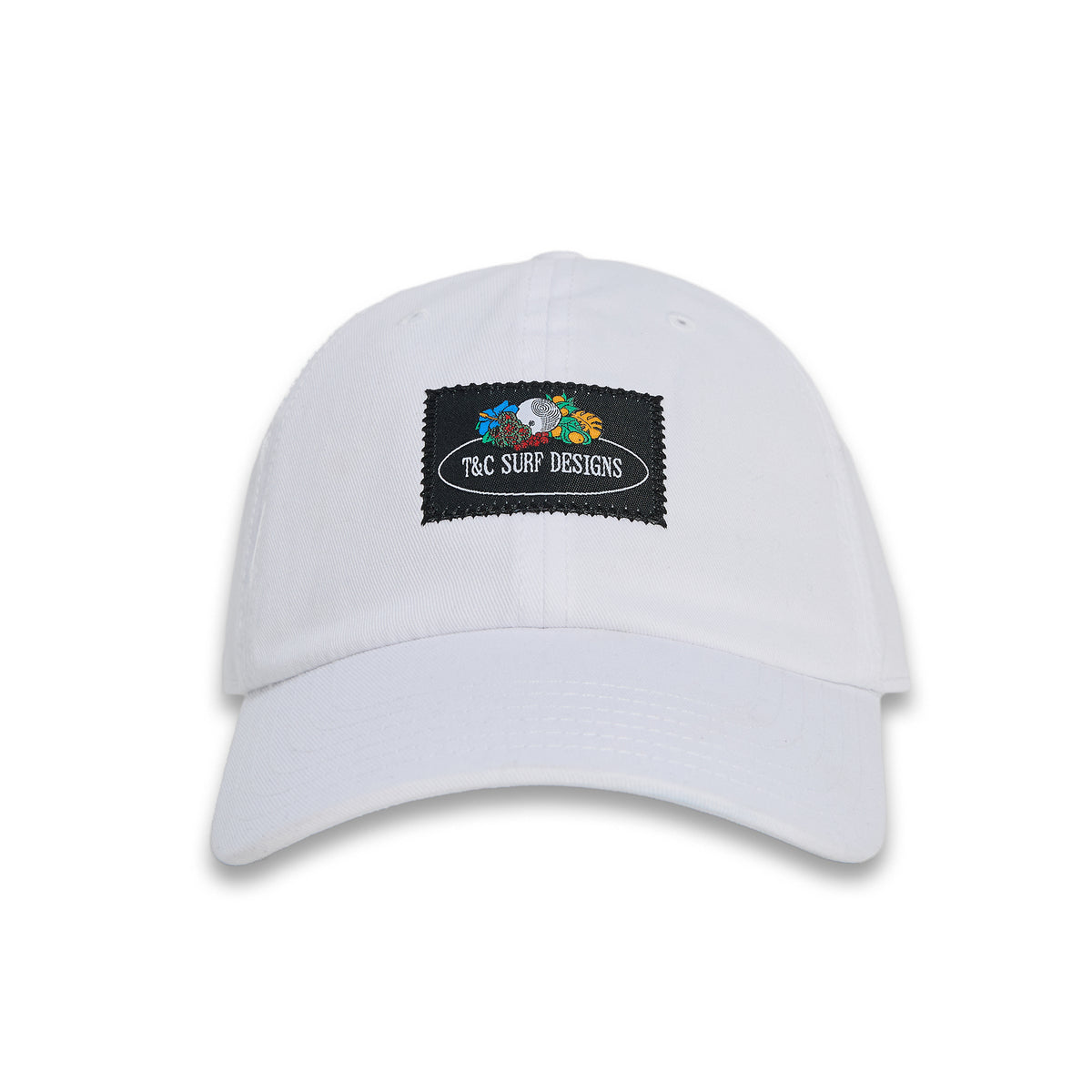 T&C Surf Designs Jon Of The Loom Dad Cap - White