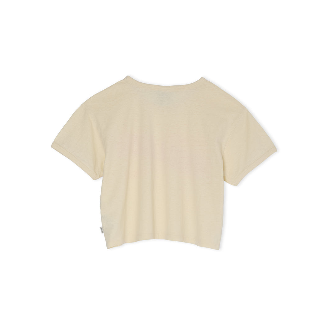 Women Aloha Crop Tee-shirt manches courtes